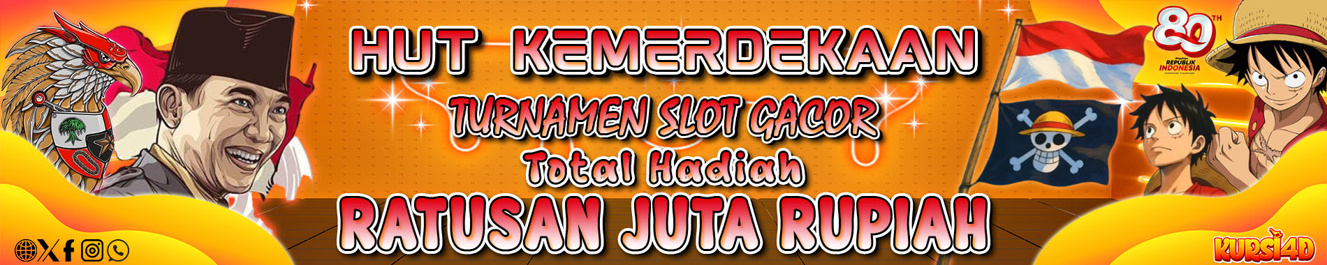 HUT RI KE 80 SLOT GACOR